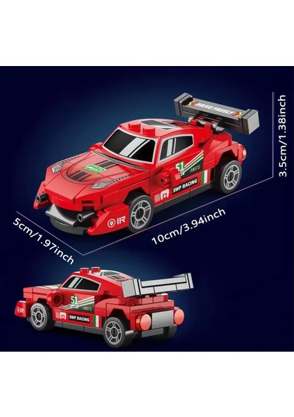 Stil Spor Araba Süper Yapı Blokları Modeli Yarış Arabası Model indirimleri