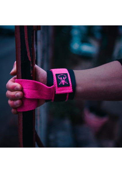 Ağırlık Kaldırma Kayışı (Lifting Straps) Çift –pembe