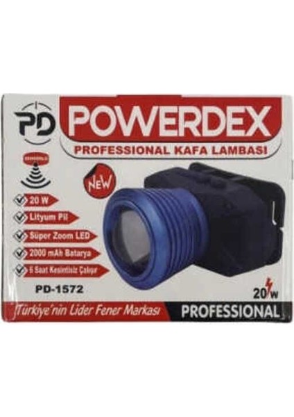 PD-1572 20 Watt Profesyonel Sensörlü Kafa Feneri modelleri