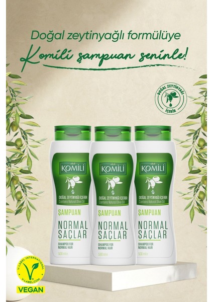 Normal Saçlar Için Vegan Temel Bakım Şampuanı 3'lü Set- - 3 x 500 ml fiyatları
