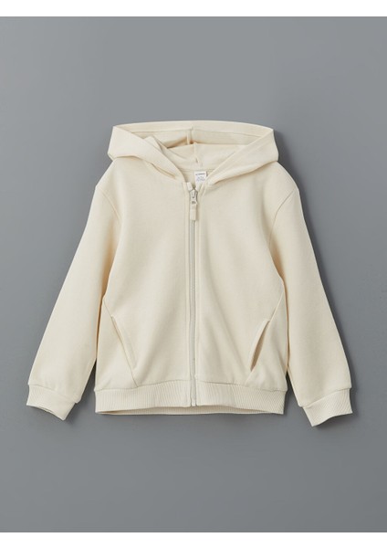 Yeni Sezon Kapusonlu Erkek Cocuk Fermuarli Sweatshirt - S5JK12Z1
