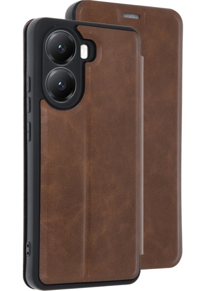 Xiaomi Poco X7 Pro Kılıf Flip Cover - Taba Bstmy