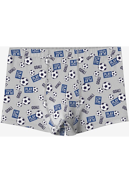 Yeni Sezon Baskili Erkek Cocuk Boxer 3'lu - S5FP38Z4