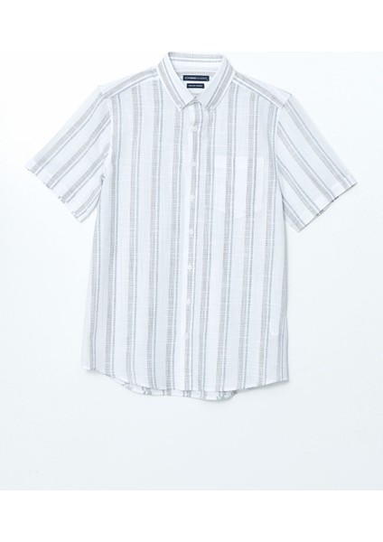Yeni Sezon Regular Fit Erkek Dokulu Gomlek - S5JJ73Z8