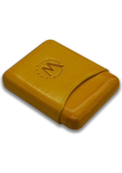 Gerçek Deri El Yapımı Toscano Puro Kılıfı Dörtlü (36 Ring) Bali