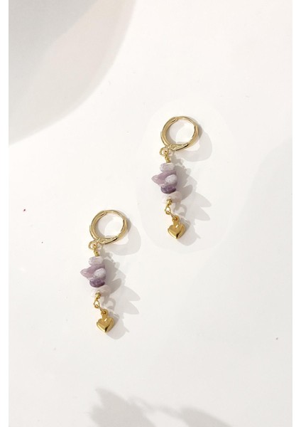 Ametist Y Kolye Küpe Set indirimleri