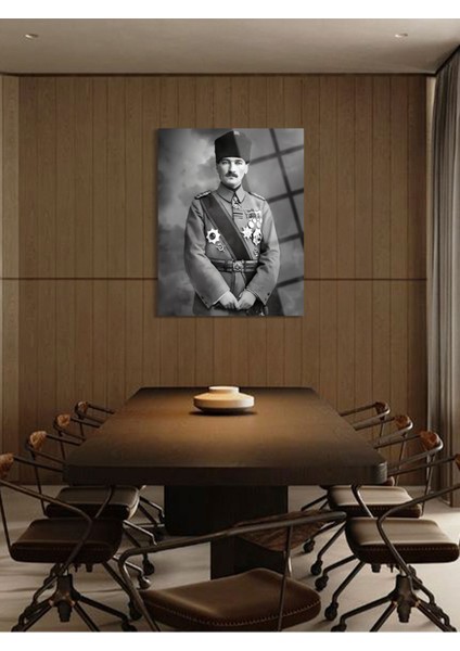 Atatürk Cam Tablo - Cam Tablolar - Atatürk Tablo - Atatürk Portresi - Atatürk Tablosu - ATA063