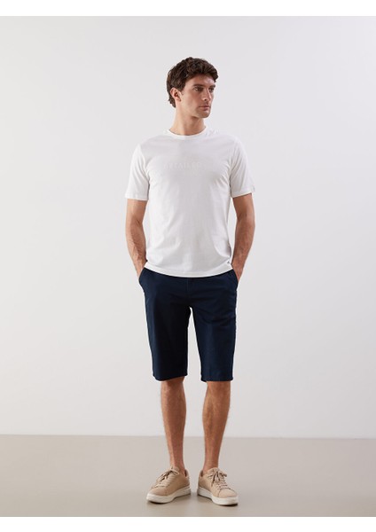 Yeni Sezon Standart Kalip Gabardin Erkek Sort - S51097Z8