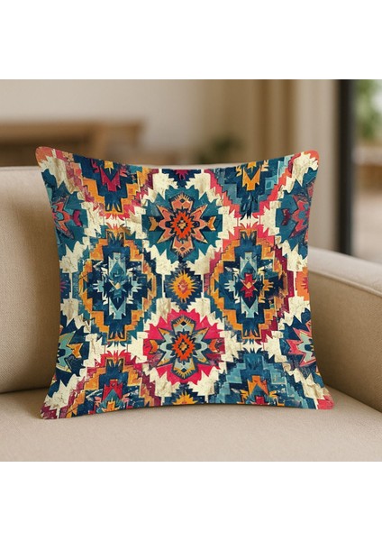 Geometrik Soyut Desenli Kırlent Kılıfı fiyatları