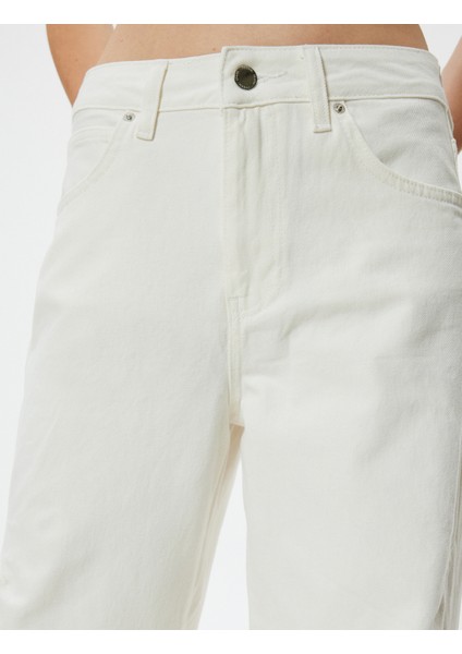Yeni Sezon Yüksek Bel Düğmeli Bol Kot Pantolon | Balloon Fit Jeans indirimleri