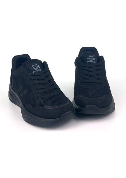 Kadın Siyah Hafif Fileli Günlük Rahat Sneaker Spor Ayakkabı
