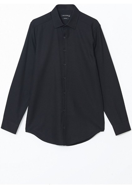 Yeni Sezon Slim Fit Uzun Kollu Oxford Erkek Gomlek - S50570Z8 indirimleri
