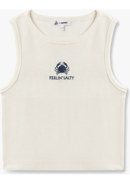 Yeni Sezon Printed Tank Top