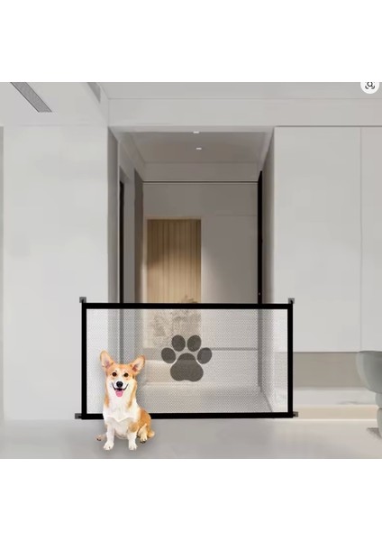 Katlanabilir Iç Mekan Köpek Güvenlik Bariyeri Tel Çit 78X110 cm
