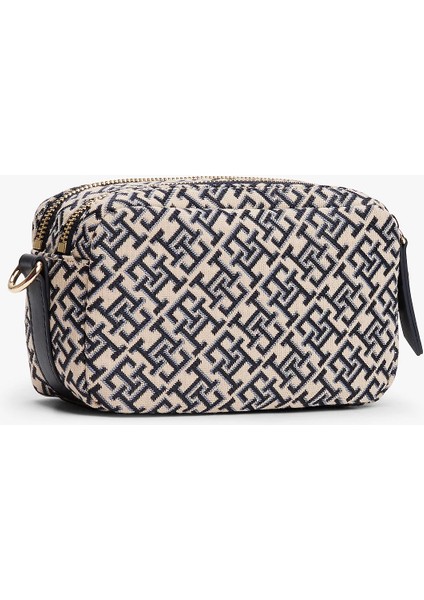 Th Jacquard Camera Bag Kadın Mavi Çanta AW0AW17443DW6