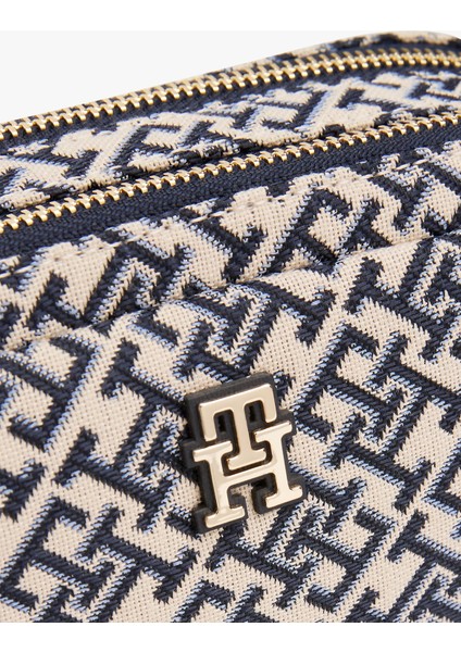 Th Jacquard Camera Bag Kadın Mavi Çanta AW0AW17443DW6