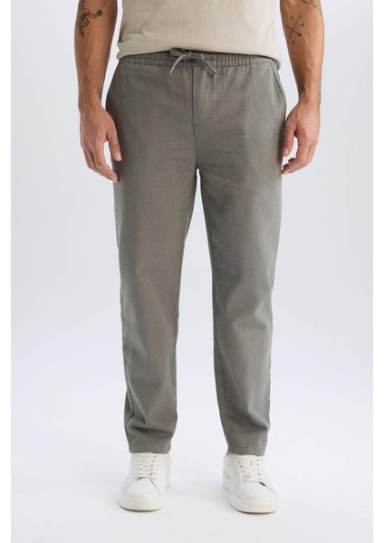 Yeni Sezon %100 Pamuk Regular Fit Normal Kesim Yazlık Jogger Pantolon