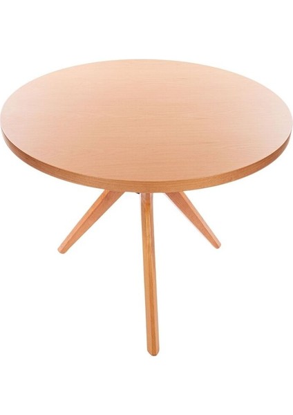 Haven Pergel Iskandinav Doğal Ahşap Mutfak Masası 110X110 fırsatları