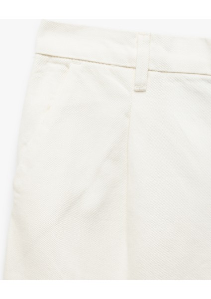 Yeni Sezon Pamuklu Normal Bel Cep Detaylı Oversize Cigarette Pantolon modelleri