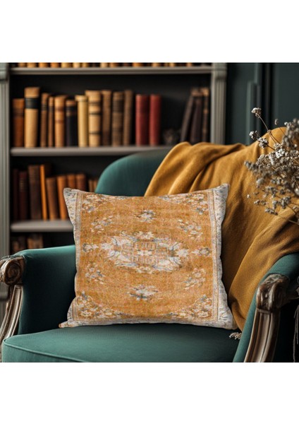 Etnik Geometrik Desenli Dijital Baskılı Kırlent Kılıfı Kare fiyatları