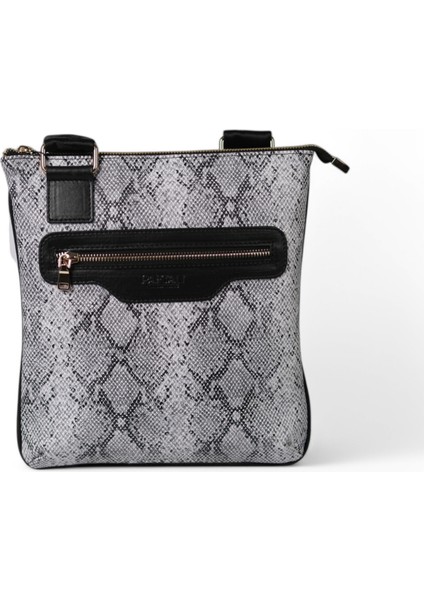 Unisex Mini Postacı Çanta – Suni Deri, Çapraz Askılı, Fermuarlı, 17X15X4 cm