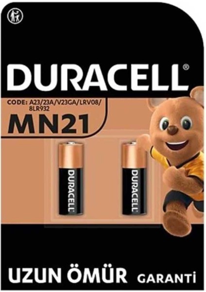 Pil Özel Alkalin MN21 12 Volt 2'li Paket