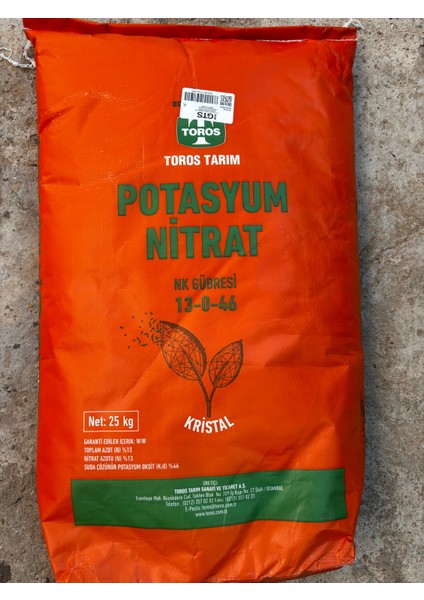 Potasyum Nıtrat 25KG