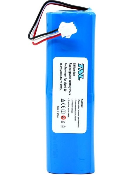 Viomi S9 Uyumlu Robot Süpürge Batarya 14.8V 5200 Mah Li-Ion Pil