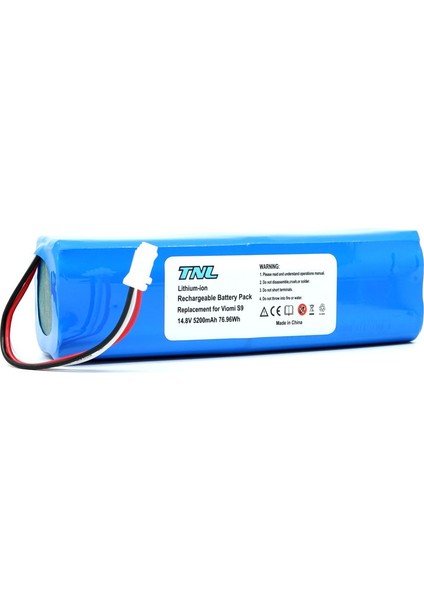 Viomi S9 Uyumlu Robot Süpürge Batarya 14.8V 5200 Mah Li-Ion Pil