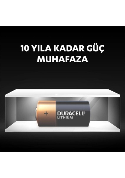 Cr 123 Yüksek Güçlü Lityum Pil (10LU Set) 3V (CR123 / CR123A / CR17345)