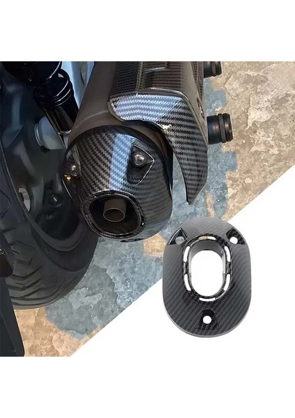 Honda Pcx 125 2021-2025 Egzoz Kapağı Ucu karbon