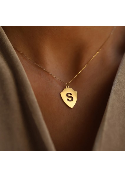 Harf 14 Ayar Altın Kolye