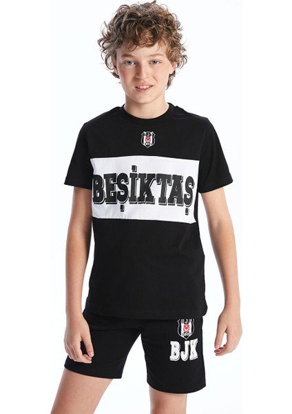 Yeni Sezon Beli Lastikli Besiktas Baskili Erkek Cocuk Sort - S5DR26Z4 fiyatları
