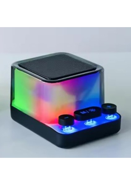 Rgb Işıklı Kablosuz Şarj Bluetooth Hoparlör Speaker Fm Radyo /sd Kart 5W 80DB
