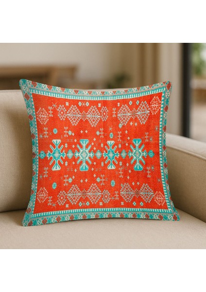 Eski Kilim Desenli Baskı Kırlent Kılıfı fiyatları