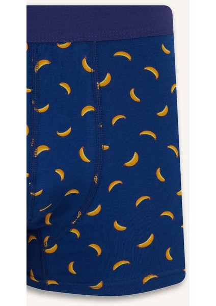 Yeni Sezon Regular Fit Meyve Desenli 3'lü Boxer