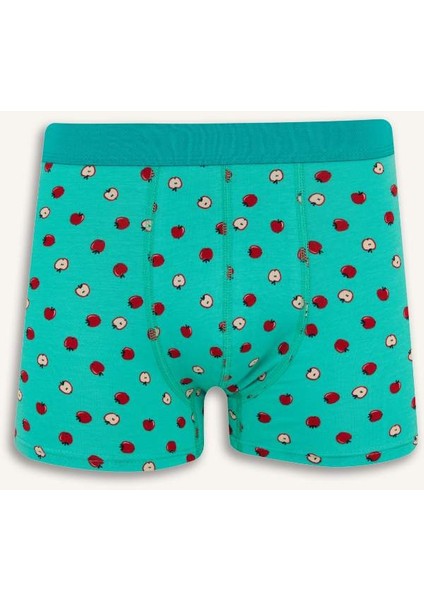 Yeni Sezon Regular Fit Meyve Desenli 3'lü Boxer