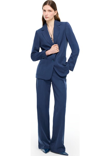 Lacivert Loresi Regular Fit Ceket modelleri