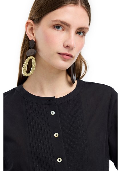 Hakim Yaka Pamuklu Uzun Kollu Gömlek fiyatları