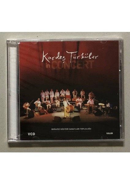 Kardeş Türküler In Concert VCD (Orjinal Dönem Baskı Vcd)