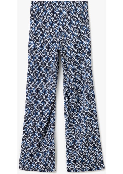 Yeni Sezon Geniş Paça Beli Lastikli Rahat Kalıp Pantolon Bürümcük fırsatları