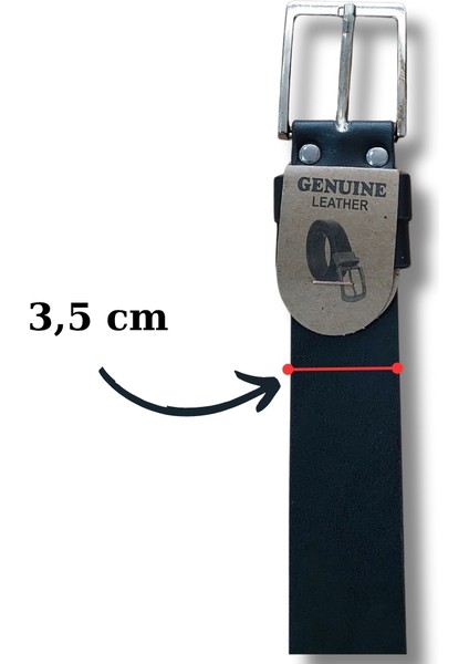Erkek Kemer Çocuk Yetişkin Dikdörtgen Tokalı Deri Kemer Siyah TARZ3.5CELIK2255 fiyatları