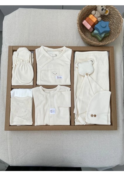 Bebenova Premium Cute Bear %100 Pamuk 10LU Hastane Çıkışı Seti - 2025 Yaz Sezonu fiyatları