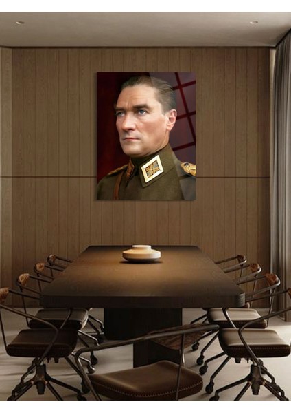Atatürk Cam Tablo - Cam Tablolar - Atatürk Tablo - Atatürk Portresi - Atatürk Tablosu - ATA005