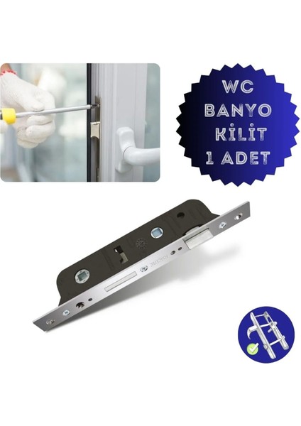 Pvc Pimapen Wc(Tuvalet)/banyo Kapı Kilit