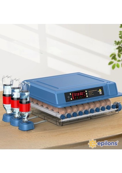 60 Yumurta Kapasiteli Tam Otomatik Kuluçka Makinesi - Civciv, Kaz, Hindi ve Ördek Yetiştiriciliği EPO-W60 fiyatları