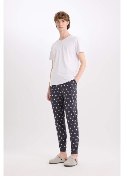 Yeni Sezon Regular Fit Desenli Cepli Pijama Altı fırsatları