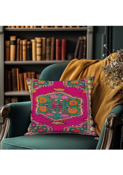 Renkli Etnik Desenli Yastık Kılıfı Kare fiyatları