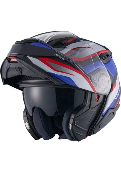 X.lıfetour Pro Mıle Mat Mavi-Kırmızı Kask modelleri