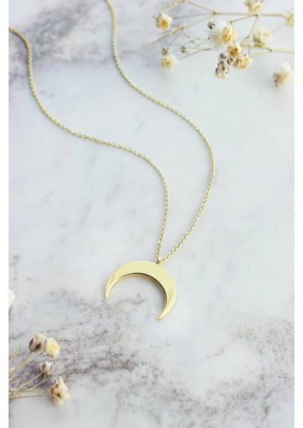 Hilal 14 Ayar Altın Kolye